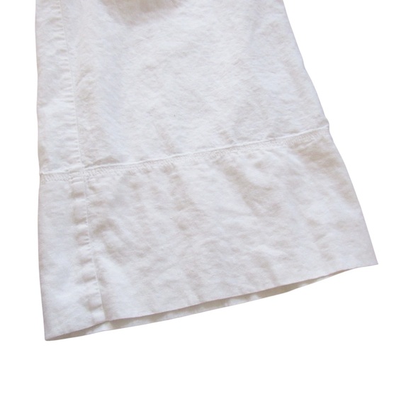 Banana Republic Factory Elegant White Wide-Leg Crop Pants - Picture 10 of 13